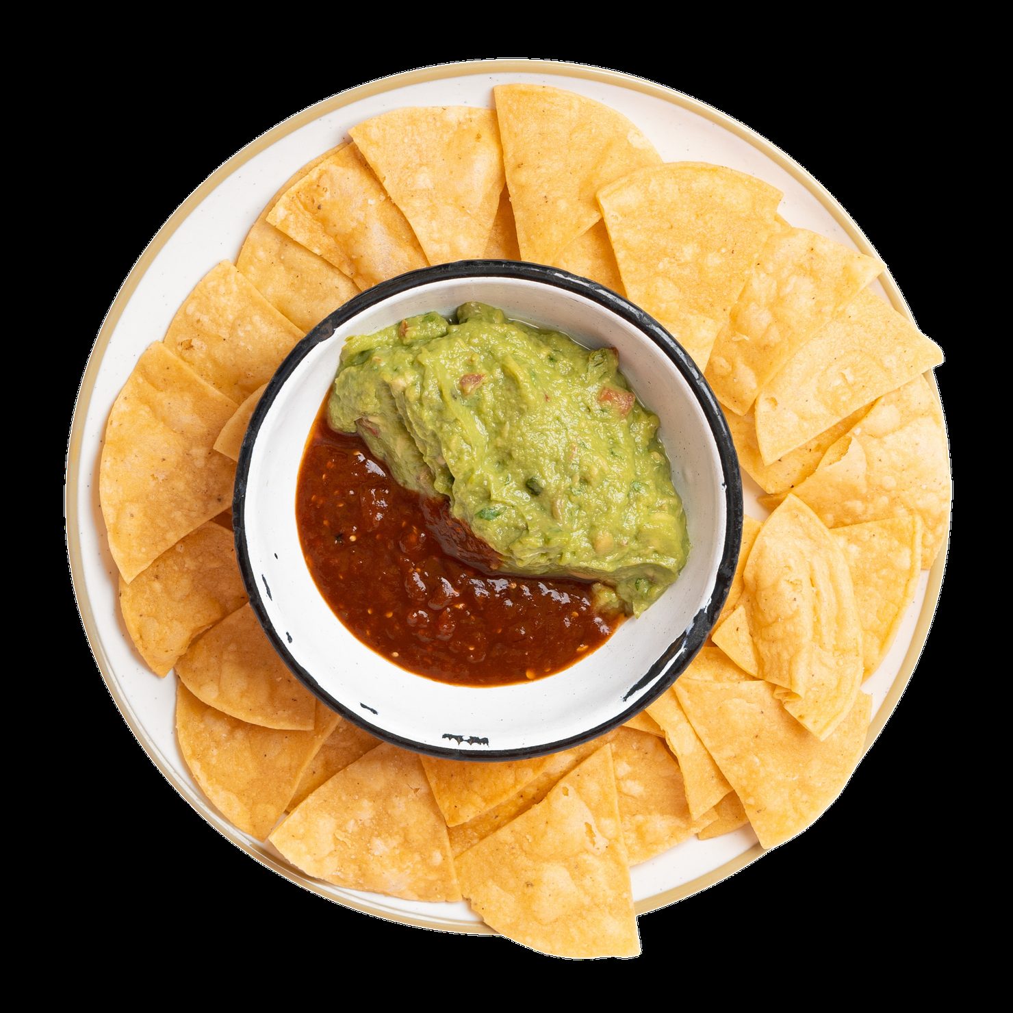 Chips and Guacamole.